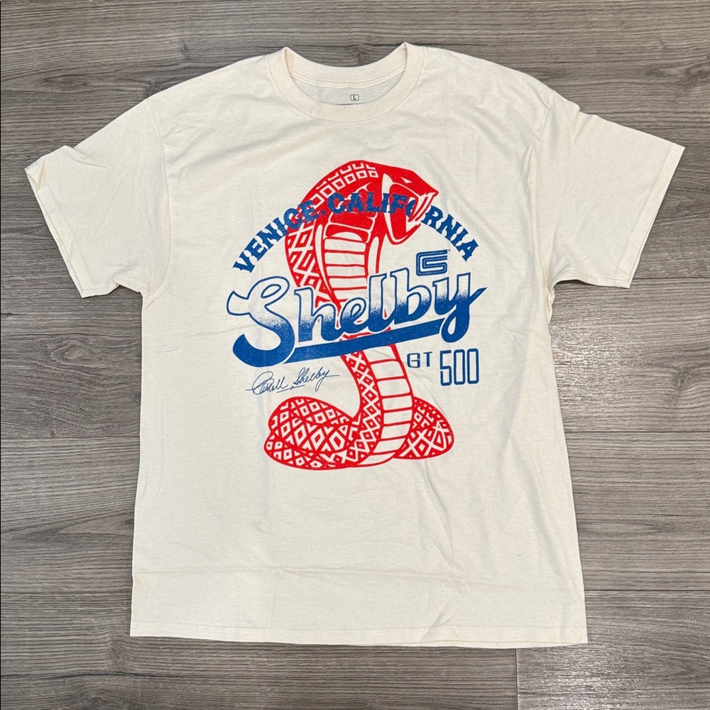 Officially Licensed Carol Shelby Mustang Cobra GT500 Tee Men’s Size Large